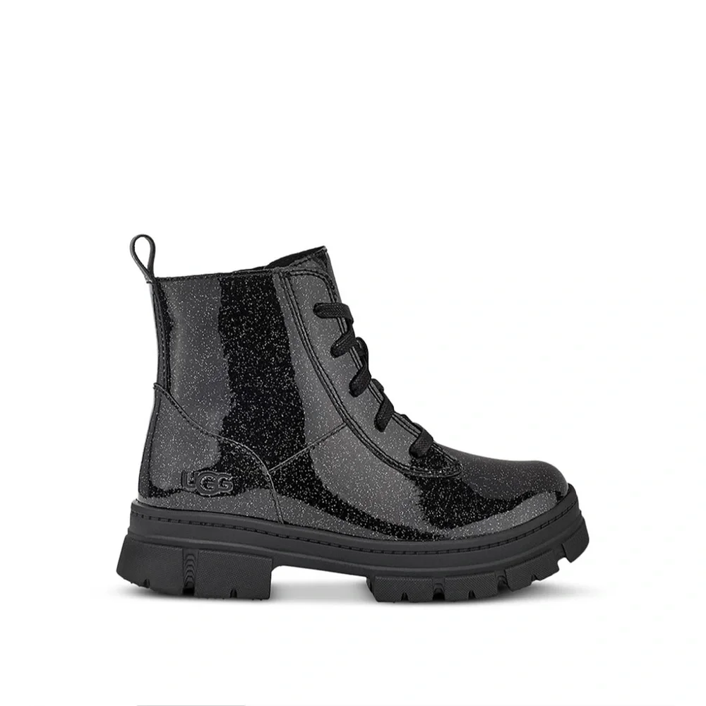 UGG Kids Ashton Lace-up Glitter Boot